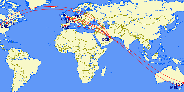 Emirates Route Map 2020 Emirates Outlines Plans To Resume Flights - One Mile At A Time