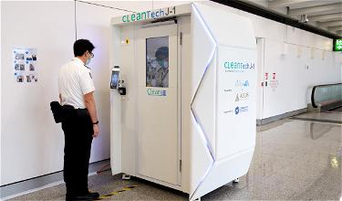 Hong Kong Airport Trials Disinfecting Machines