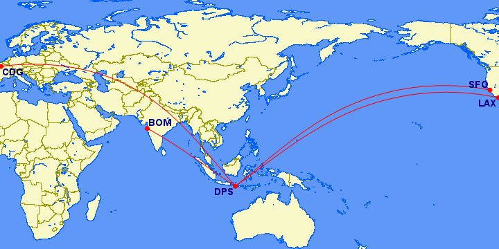 Garuda Indonesia Plans Nonstop Bali To US Flights One Mile at a Time