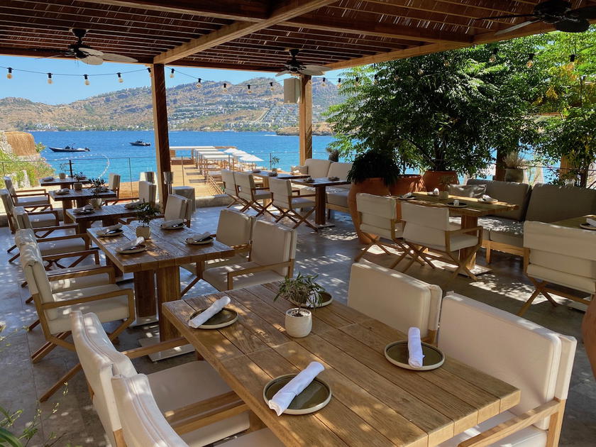 Restaurant dining area at the Bodrum EDITION hotel