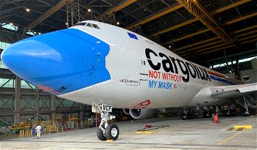 Awesome: Cargolux’s “Masked” 747-8