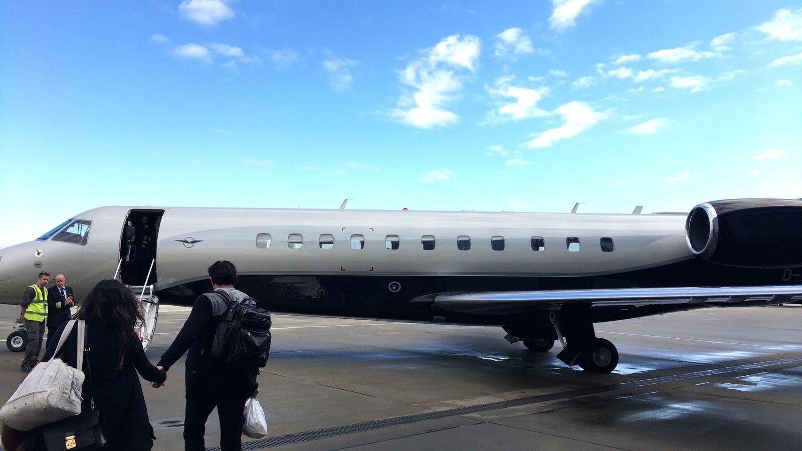 Serving Caviar on a Private Jet 