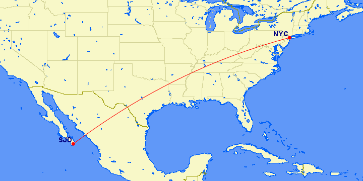 New York To Los Cabos Look At That Capacity One Mile at a Time