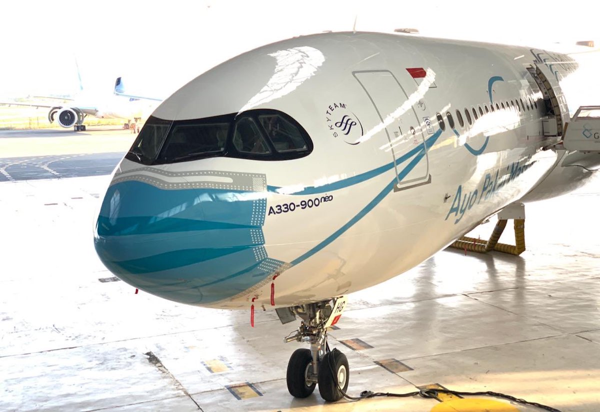 Garuda Indonesia Masked Plane 