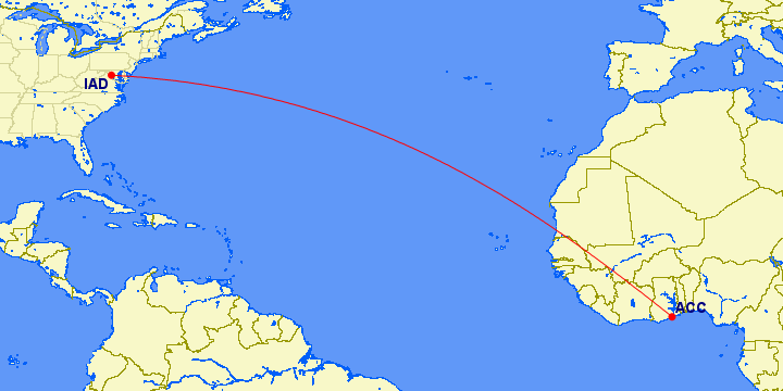 Details Of United s New Washington To Accra Flight One Mile at a