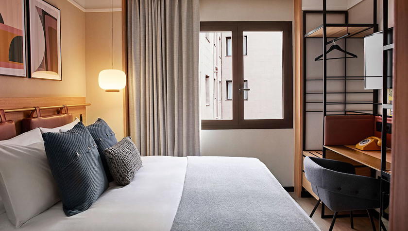 Hotel room at the Kimpton Vividora Barcelona, a property redeemable with IHG One Rewards points