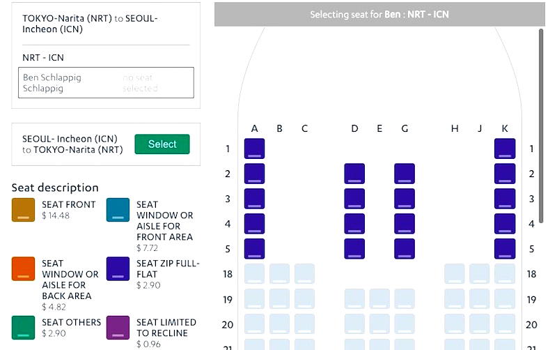 ZIPAIR Introduces World's Most Basic Business Class One Mile at a Time