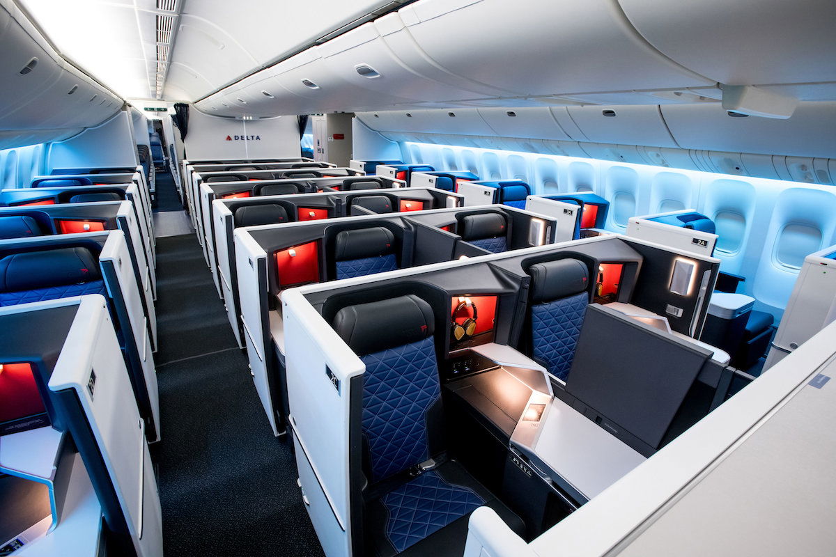 Delta 777 Business Class 