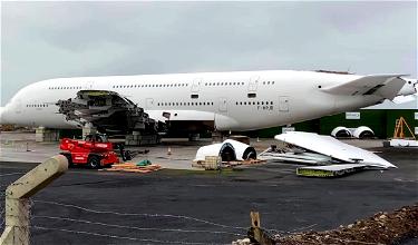 Sad For AvGeeks: Air France A380 Gets Dismantled