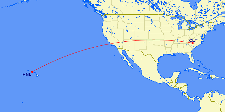 American Airlines Extends Charlotte To Honolulu Flight - One Mile At A Time