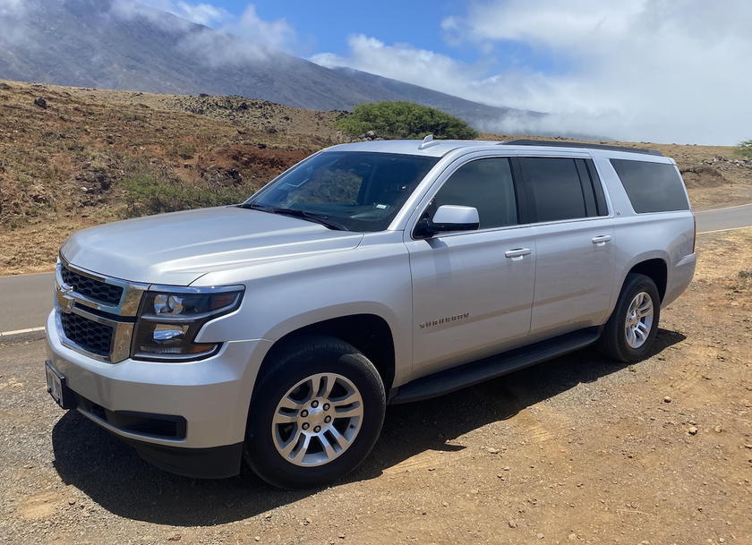 Chevrolet Suburban SUV parked as a rental car