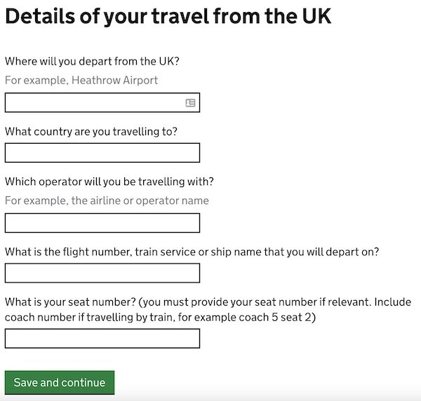 passenger locator ireland