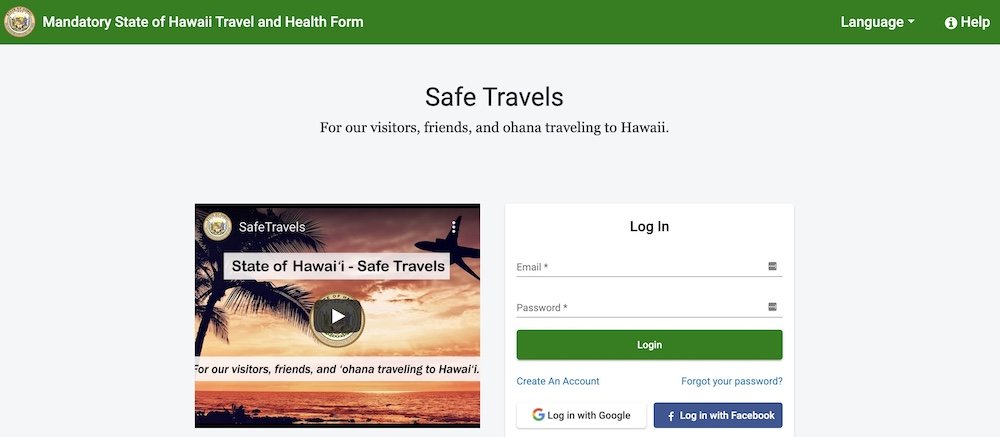 safe travels hawaii quick facts