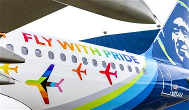 Alaska Airlines Unveils Pride Plane!