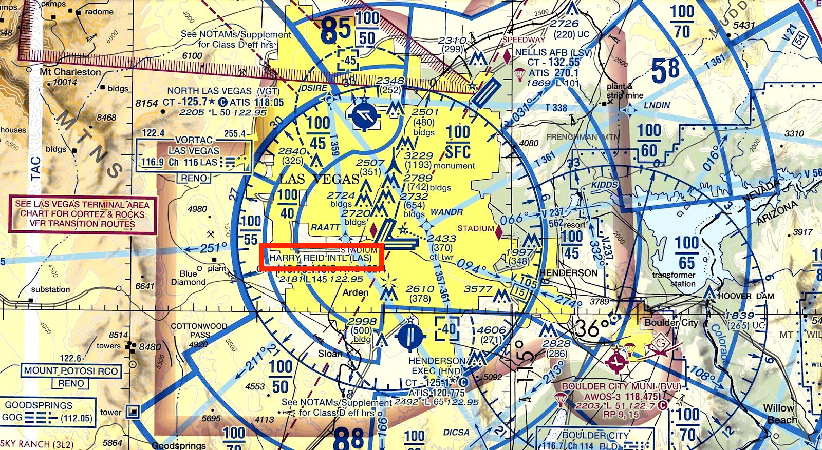 Official Las Vegas Airport Renamed After Harry Reid One Mile at a Time