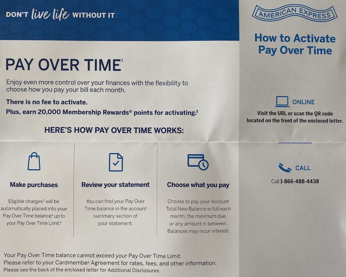 What Is Amex Pay Over Time, And Should You Enroll? - One Mile at a Time