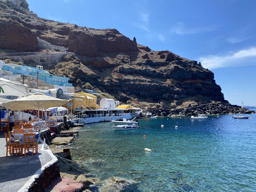 Ammoudi Bay in Santorini, Greece