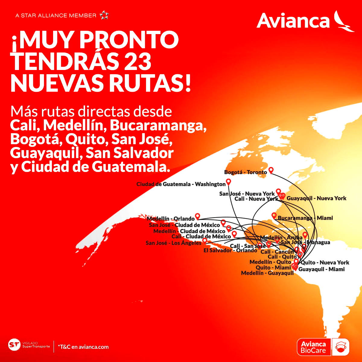 Avianca Expands Internationally With New US Routes One Mile at a Time