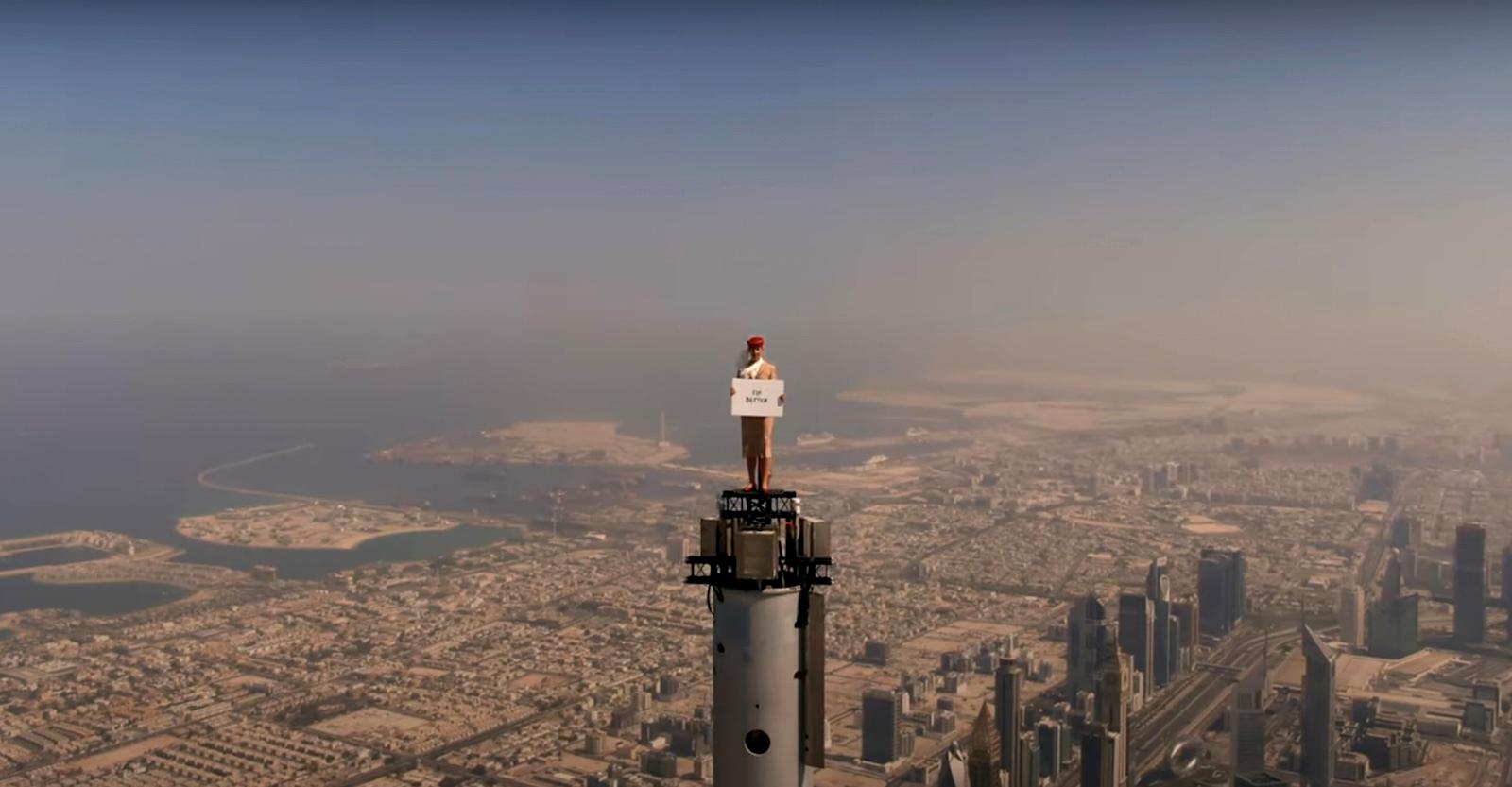 Wait, Emirates' Burj Khalifa Stunt Was Real?!?!