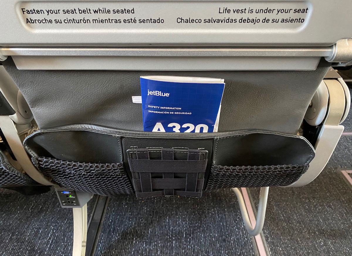 Jetblue under store seat dimensions