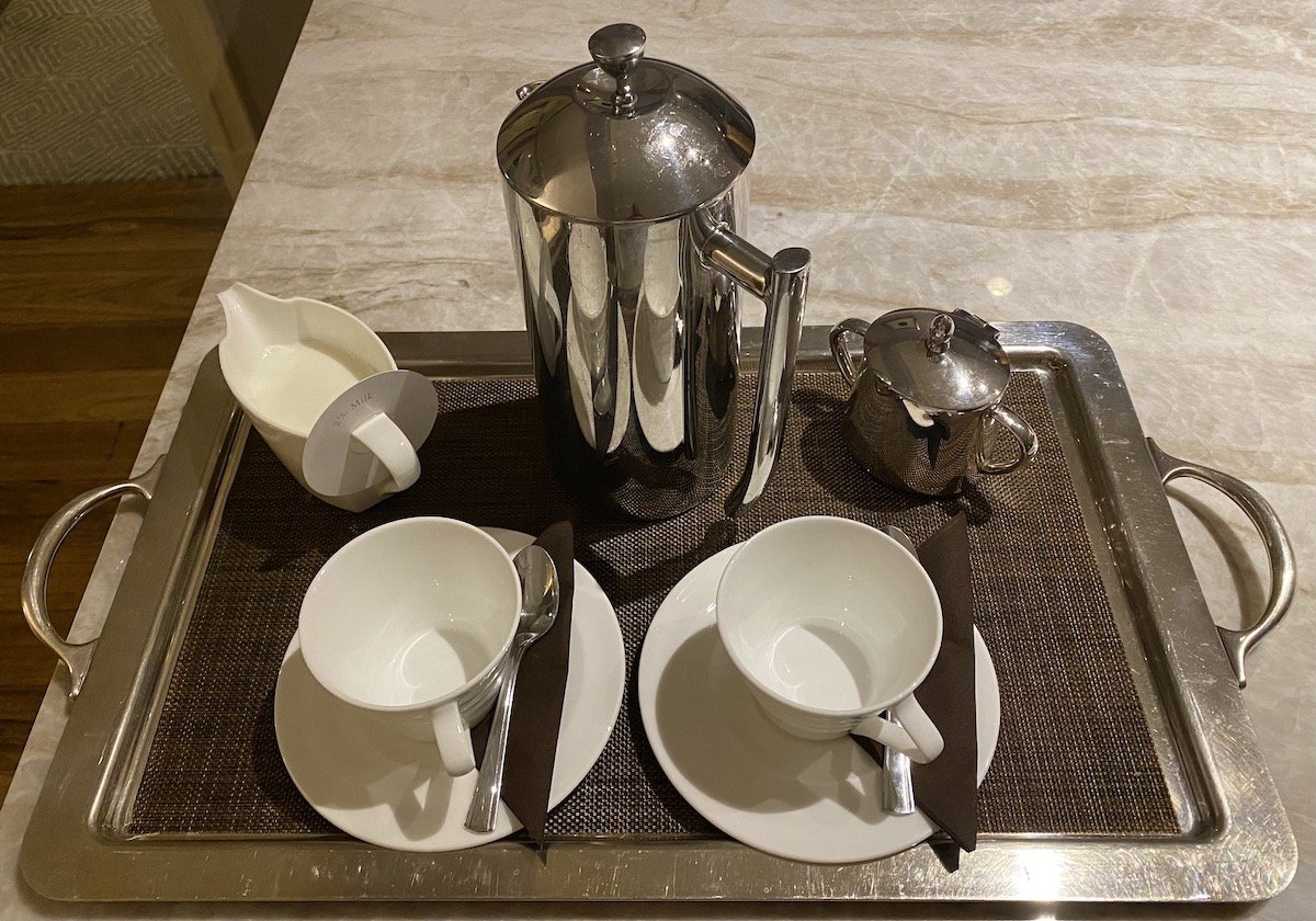 One Cup At A Time: Musings About Airline And Hotel Coffee St Regis Complimentary Coffee