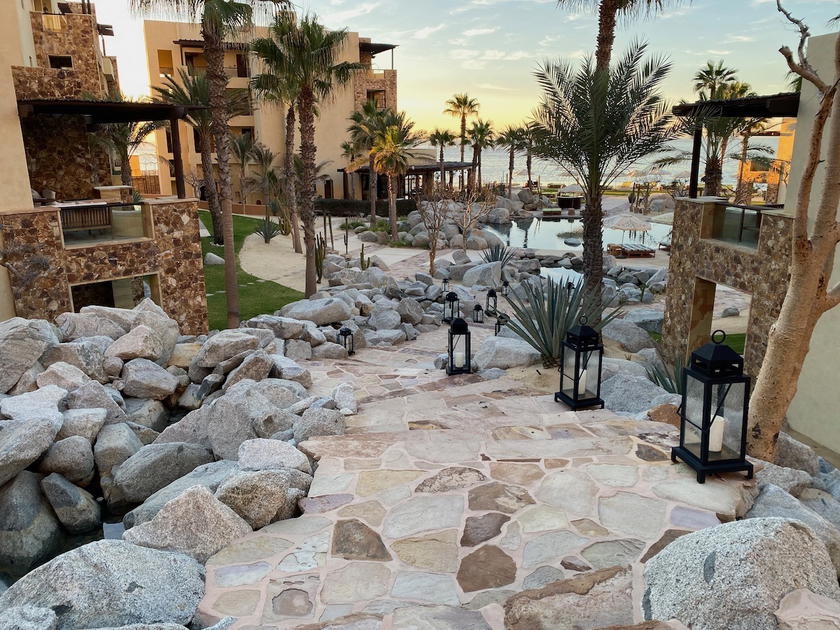 Exterior view of the Waldorf Astoria Los Cabos Pedregal resort