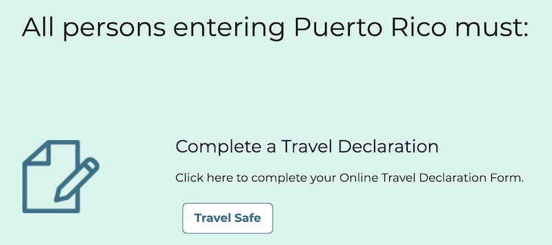 travel documents required for puerto rico