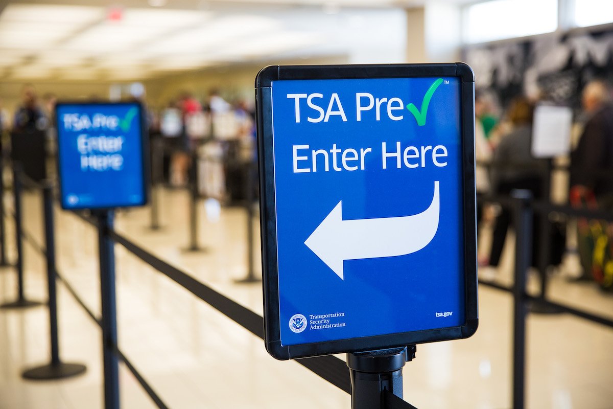 TSA Pre Check Lane 