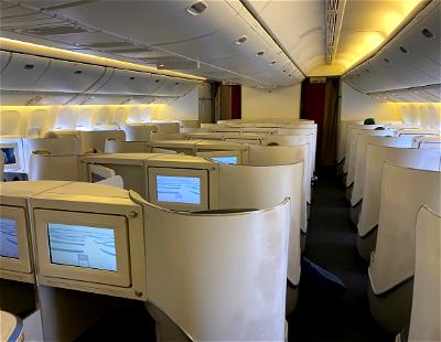 boeing 747 lufthansa business class