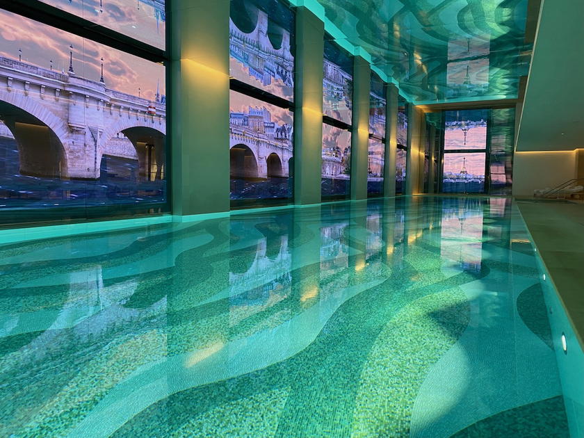 Luxury hotel interior at Cheval Blanc Paris