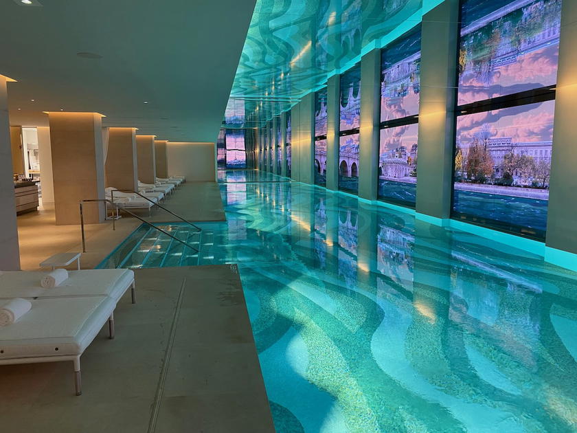Elegant interior space at the Cheval Blanc Paris hotel