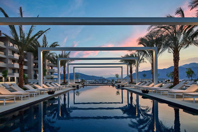 Exterior view of the Regent Porto Montenegro hotel