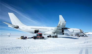 Cool: Hi Fly Airbus A340 Flies To Antarctica