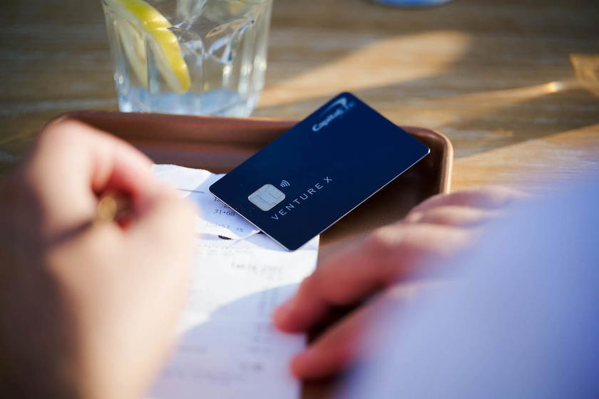Capital One Venture X Rewards Credit Card design