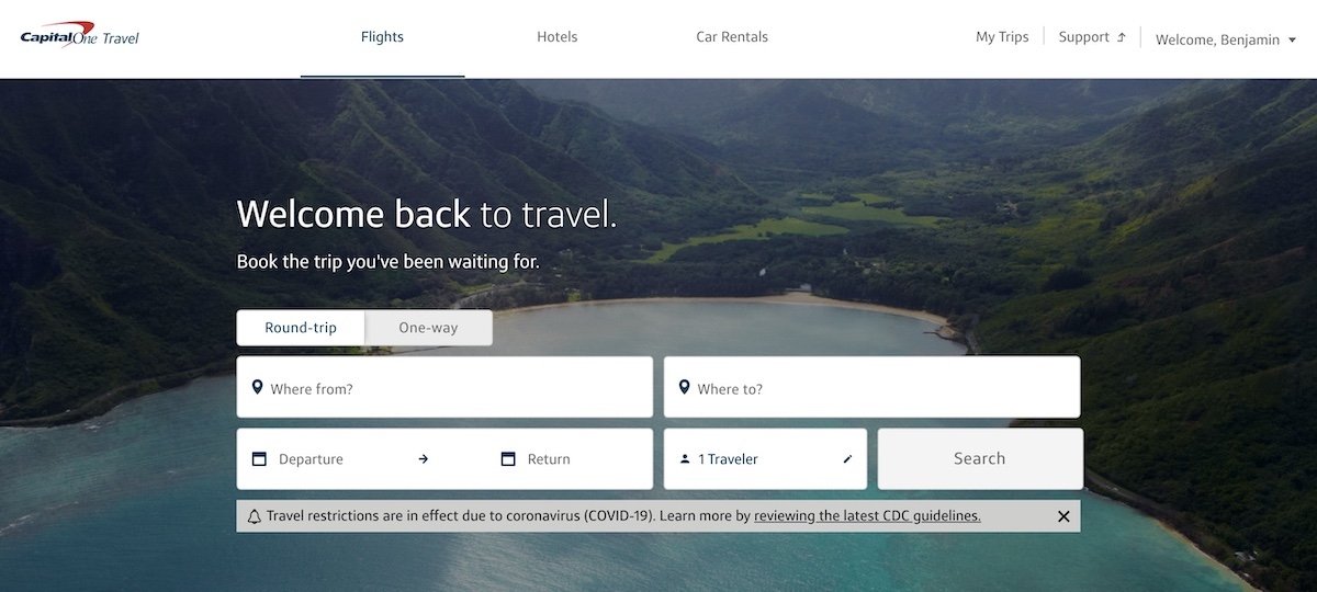 capital one travel category
