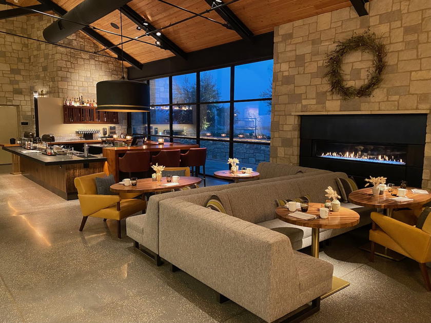 Dining area at the Four Seasons Resort Napa Valley