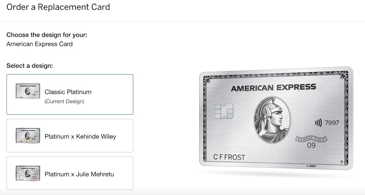 Live Request Amex Platinum With Artist Redesign One Mile at a Time
