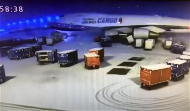 Video: China Airlines Cargo 747 Damaged At O’Hare