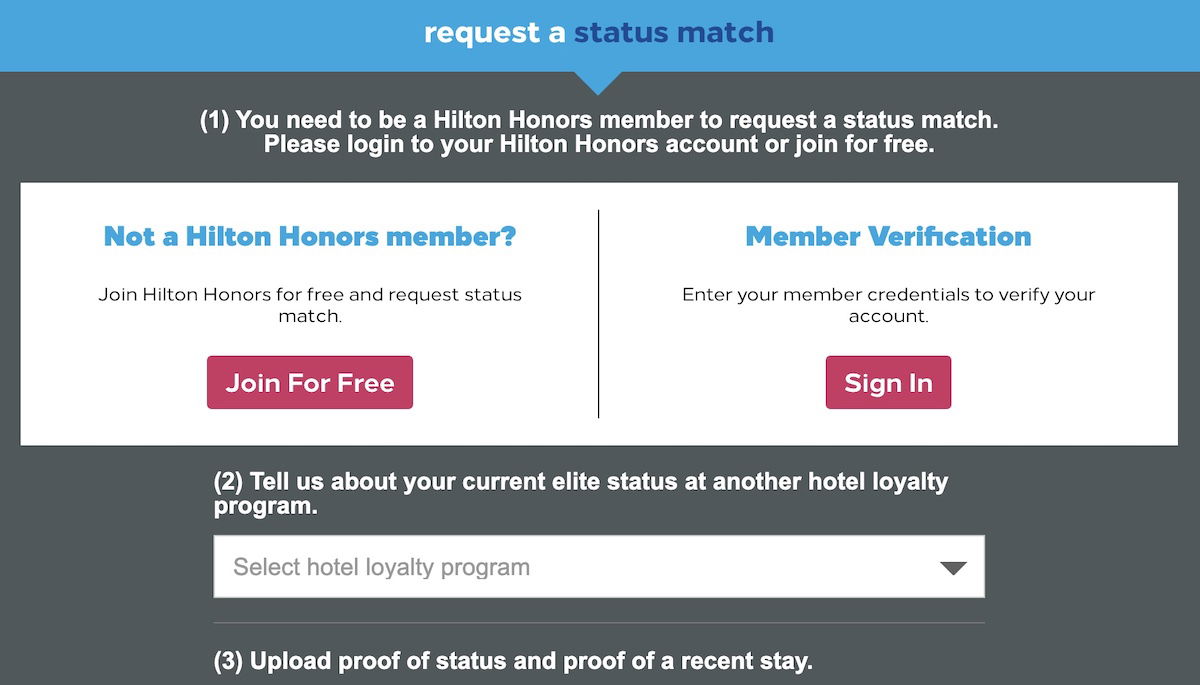 Guide To Hilton Honors Status Match & Challenge LaptrinhX / News