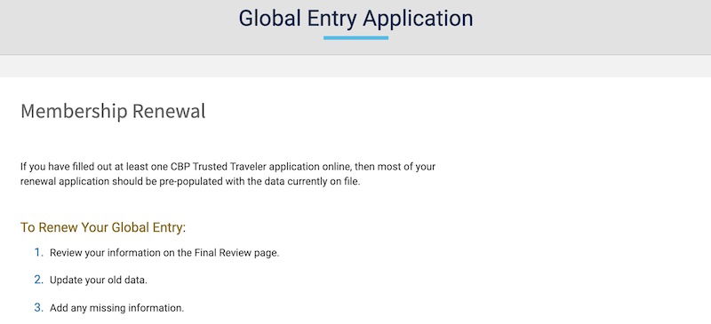 How to Renew Global Entry, and the Best Time to Do It