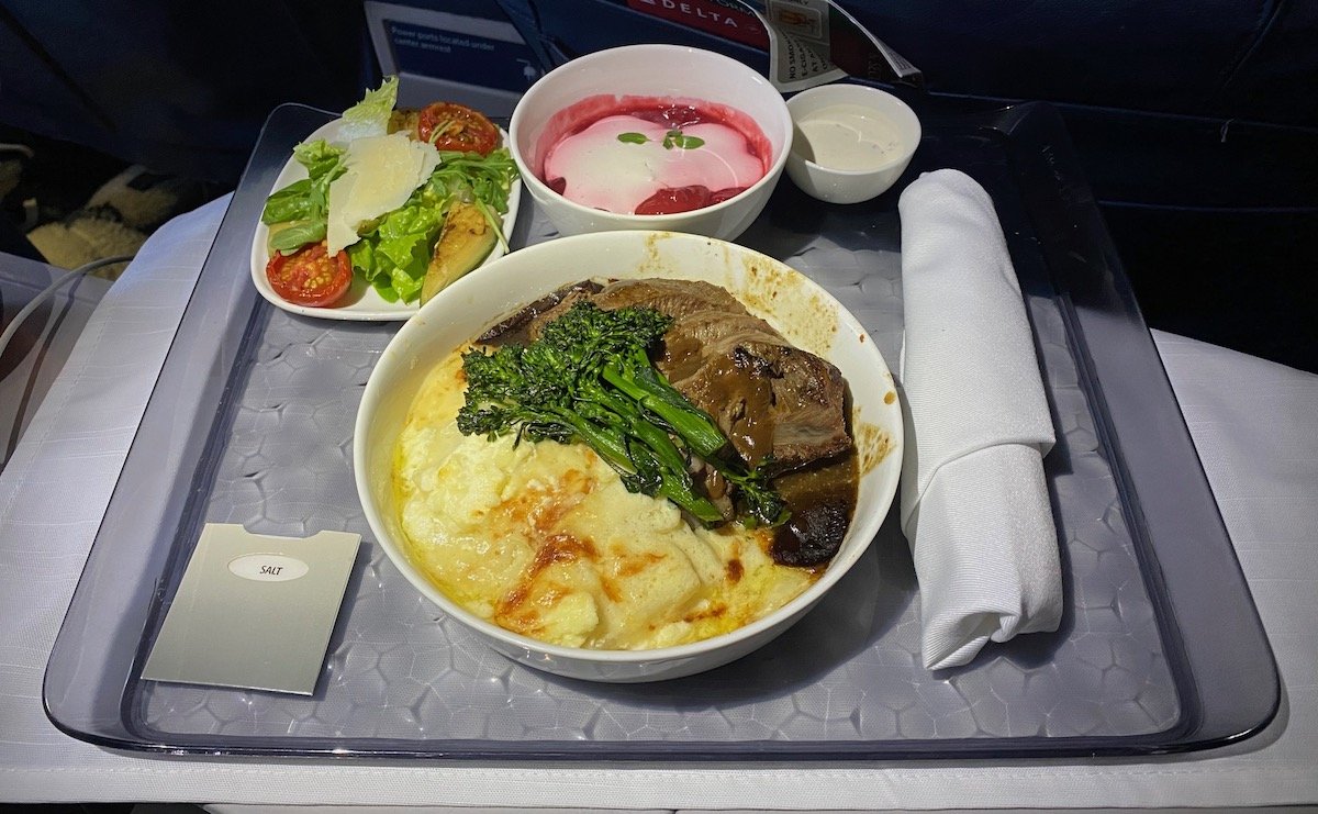 Delta flight diverted spoiled food
