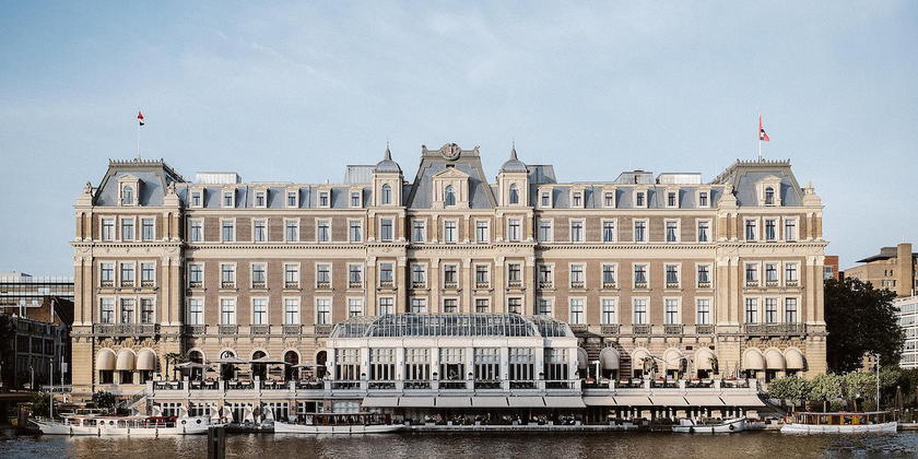 Exterior of the InterContinental Amsterdam hotel