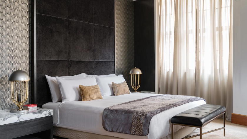 Guest room at the Kimpton hotel in Sydney