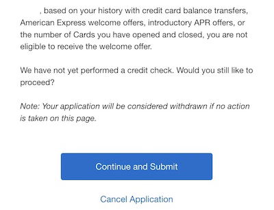 Amex's Application Pop-Up Warning Explained - One Mile at a Time