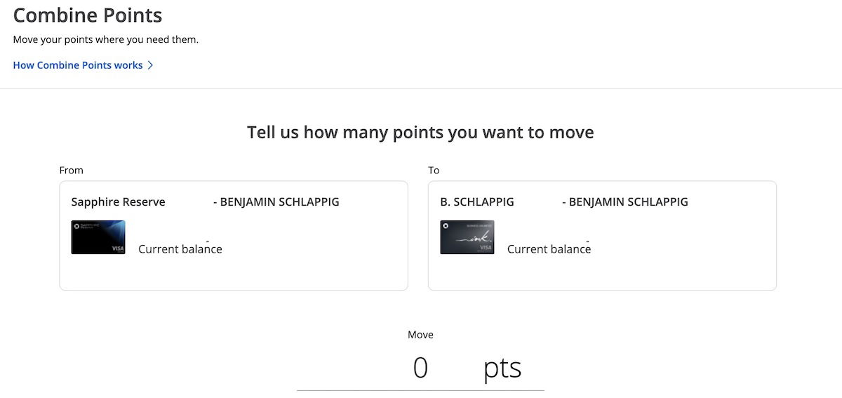 How To Combine Ultimate Rewards Points Between Two Chase Cards