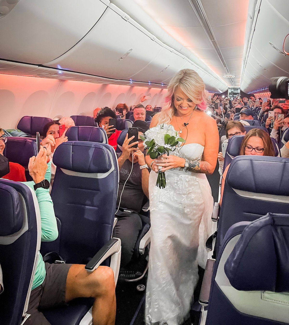 Couple Gets Married On Southwest Flight To Las Vegas One Mile at