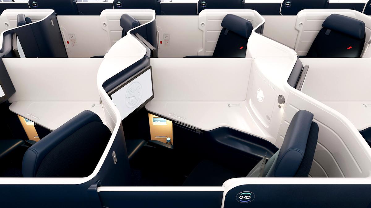 Inside Air France's new business class cabin
