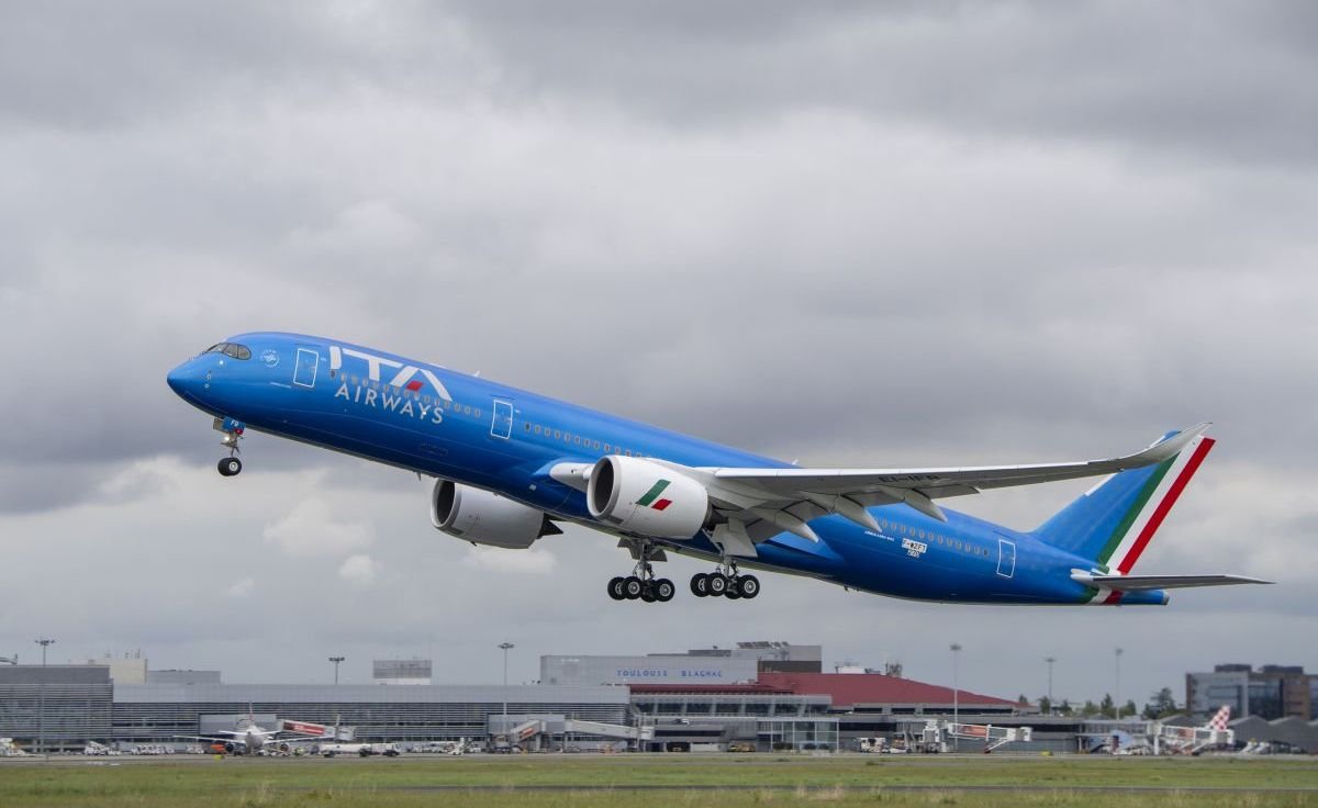 Italy’s ITA Airways Takes Delivery Of First Airbus A350