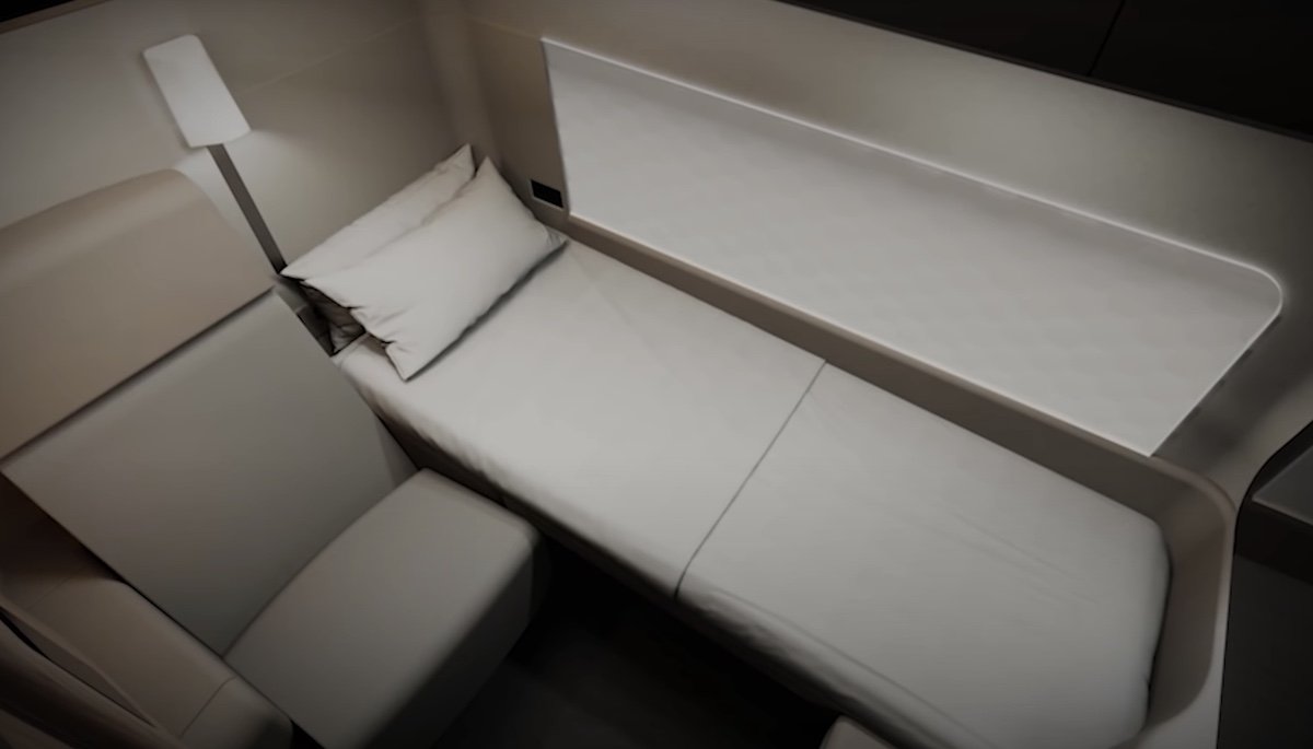 Qantas’ New A350 First Class Suite, Wellbeing Zone