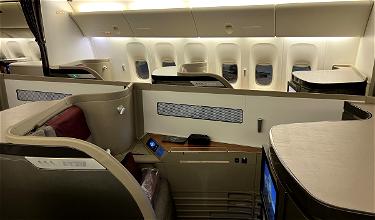 An Epic Flight In “Qatar Pacific” 777 First Class